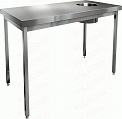 Стол нержавеющий для сбора отходов HICOLD НДСО-14/6