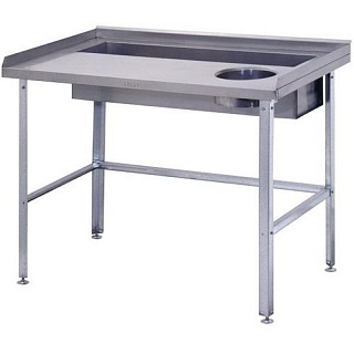 Стол специализированный для очистки овощей СО-С-2-1500.800-02 (СО-2/1500/800)-2