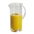 Кувшин д/сока; пластик; 2л; H=26, L=17, 5, B=12см; прозр.