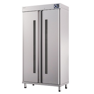 Шкаф для стерилизации посуды и инвентаря ШСТП-4-35, 4 уровня по 35 ячеек для посуды, нерж 41000000319-1