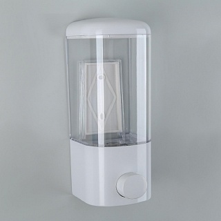 Диспенсер для антисептика или жидкого мыла «Доляна», механический, 500 мл-1