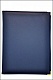 Папка-меню 32,5*24 кож.зам.-шелк синяя  росс. кожзам
