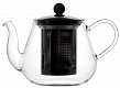 Чайник из боросиликатного стекла с нержавеющим фильтром 600 мл