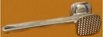 Молоток для отбивания мяса 22*5,5*5,5 см, нерж. сталь 2/200-preview-2