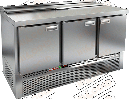 Стол охлаждаемый для салатов HICOLD SLE1-111GN (1/3)-2