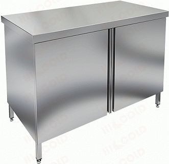 Стол нержавеющий центральный с 2-мя полками HICOLD НСЗ-15/6-1