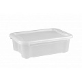 Контейнер 2,8 л 273х190х88 мм с крышкой прозрачный, ПП [43127490121]