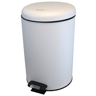 Урна с механизмом поднятия крышки Ksitex BGR-12W (белая)-1