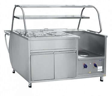 Мармит 1-х и 2-х блюд ЭМК-70МУ универс. паровой (21001801021)-2