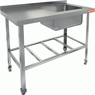 Ванна моечная 1 секционная HICOLD НСО1М-12/6БРП ЭЦ-1