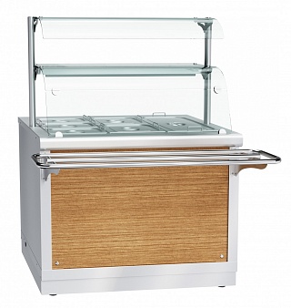 Мармит 2-х блюд ЭМК-70Х-03 нерж 1500мм (21000001918)-2