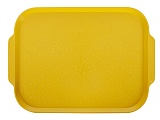 Поднос столовый 450х355 мм с ручками желтый [07]