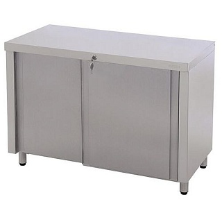 Стол-тумба с дверцами купе с бортом СТ-3/1200/600 купе-3