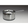Сотейник  1,2 л. нерж. d=16 см. h=6 см. с крышк. двойное дно (индукция) MGSteel (С23S178KL)