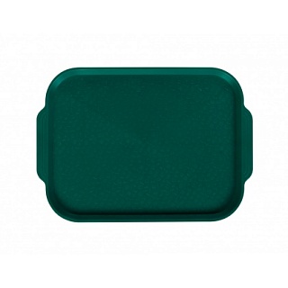 Поднос столовый 415х305 с ручками зеленый [YL-82216]-1