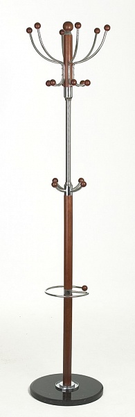 Вешалка комбинированная UF-29 кр.дерево, серебро-1