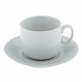 Чайная пара Добруш Экспресс Белая, 220мл, фарфор