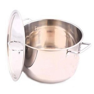 Бак 40л нерж сталь сварной клепанные ручки ОБЩЕПИТ КАТУНЬ (1/1)-1