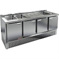 Стол охлаждаемый для салатов HICOLD SLE3-1111GN 