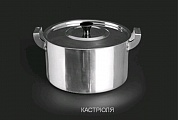 Кастрюля 4,5л полированная 