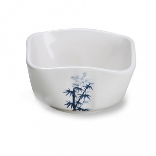 Миска квадратная 8,7см*в.5см 150мл "Голубой бамбук"-1