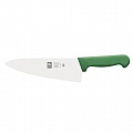 Нож поварской 200/335 мм. Шеф зеленый PRACTICA Icel /1/6/