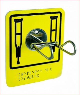 Крючок-держатель для костылей М12 -1