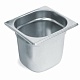 Гастроемкость 1/6  h=200 (1/6*8,0) нерж. MGSteel