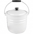 Ведро 12,0 л с/кр белый 1/2