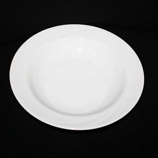 Тарелка глубокая 220мм ф.Голубка БЕЛЬЕ (12/12)-1