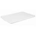 Крышка для лотка для теста 665х440х28 мм белый ПП