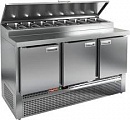 Стол охлаждаемый для пиццы HICOLD PZE3-111/GN (1/6H) камень