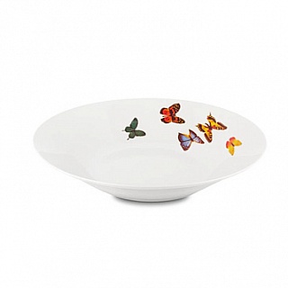 Тарелка суповая круглая d=20 см, 250 мл Бабочки 12/72-1