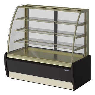 Витрина кондитерская KAYMAN K-ВК-1300 бронза-1