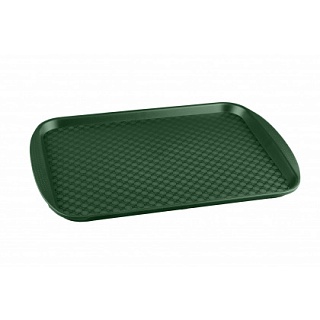Поднос столовый 450х350 зеленый, ПП [422108809]-1