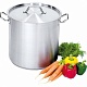 Котел 71,6 л. нерж. d=45 см. h=45 см. с крышк. (индукция) Proff MGSteel (20085)