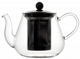 Чайник из боросиликатного стекла с нержавеющим фильтром 600 мл