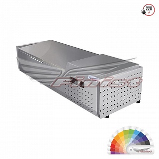 Витрина настольная холодильная ToppingBox НХВкр-6 с крышкой 1450*390*255 нерж сталь, 6 GN1/3*150-1