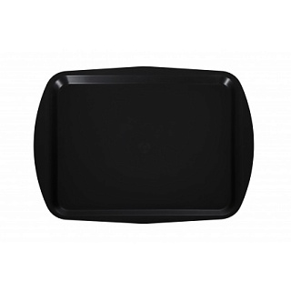 Поднос столовый 490х360 мм черный полипропилен-1