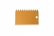 Скребок кондитерский 11*7,5 см. мягкий с зубцами /1/ Скребок кондитерский 11*7,5 см. мягкий с зубцами /1/