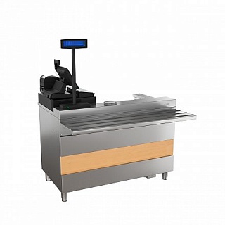 Кассовый стол Ривьера КСП-1120-02 с подлокотником-1