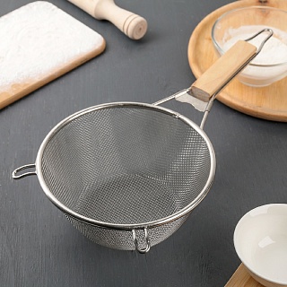 Сито с ручкой Доляна «Стандарт», d=18 см-1