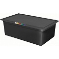 Гастроемкость из полипропилена без крышки GN 1/1 530х325х150 мм черная [422100213]