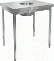 Стол нержавеющий для сбора отходов HICOLD НДСО-6/6Б