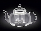 Чайник заварочный 620 мл с колбой термо стекло Thermo Glass Wilmax /1/24/