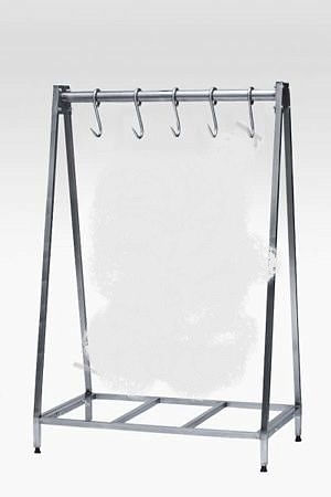 Стойка для подвешивания туш 1200*800*1800 5крюков, нерж.сталь-1