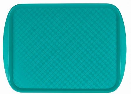 Поднос столовый из полистирола 420х300 мм зеленый [422106709]-1