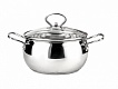 Кастрюля нерж Вижай сферическая 4,5 л толщина 0,55 мм 1/12