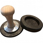 Подставка для темпера венге;дерево;D=59/90,H=20мм;тем.корич.