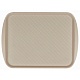 Поднос столовый из полистирола 450х350 мм бежевый [422106607]